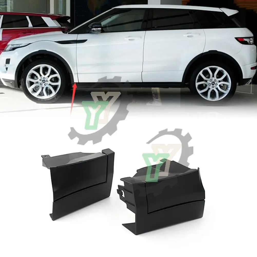

Отделка из АБС-пластика для автомобилей Land Rover Range Rover Evoque 2012, 2013, 2014, 2016, 2015, 2017, 2018, передняя, нижнее крыло, наружный молдинг, 2 шт.