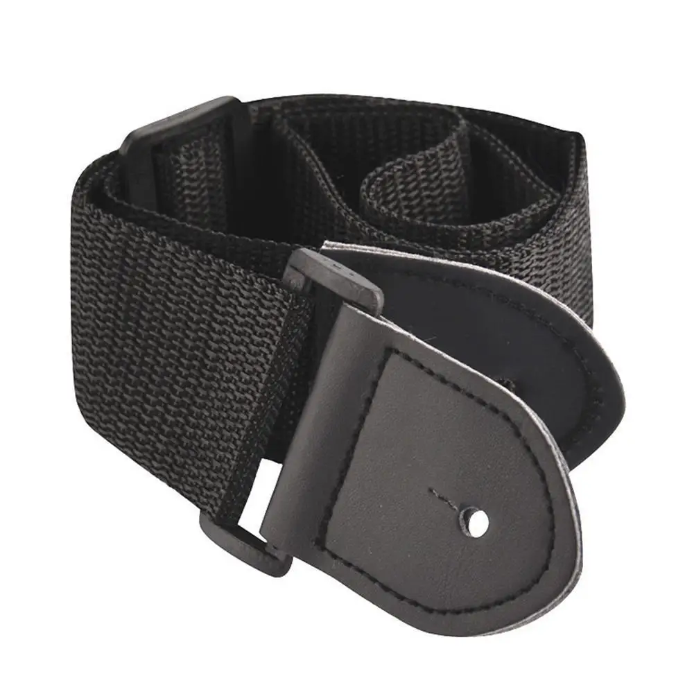 

1pcs Guitar Strap Adjustable Guitar Belt With Pu Leather Nylon Strap Wooden Accessories Strap Guitar Webbing Guitar Univers K3Q7