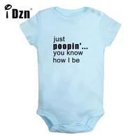 just poopin you know how i be baby boys fun rompers baby girls cute bodysuit infant short sleeves jumpsuit newborn soft clothes
