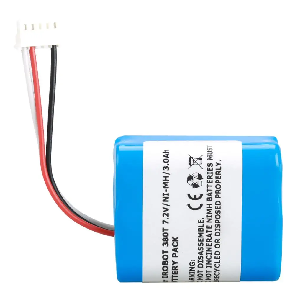 7.2V 3.0Ah Battery For iRobot Roomba Braava 380 380T Mint 5200c Ni-MH 3000mAh Rechargeable battery | Электроника