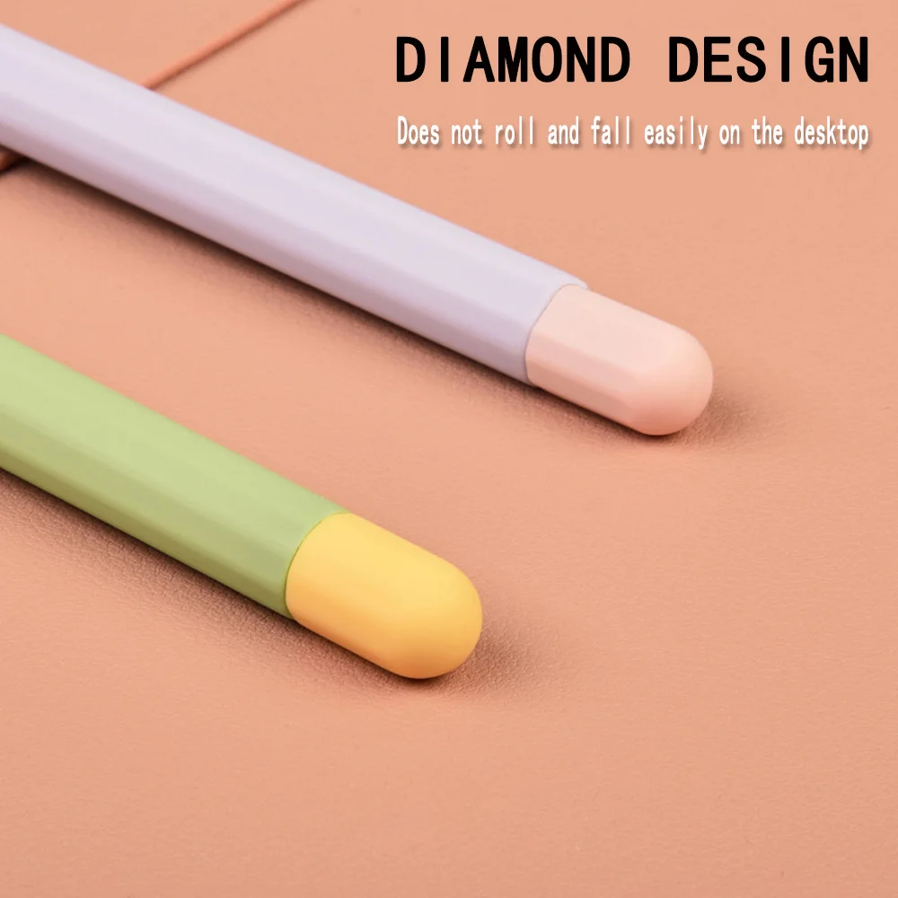 Сенсорный Стилус для планшета защитный чехол Apple Pencil 2 1 s портативный Мягкий