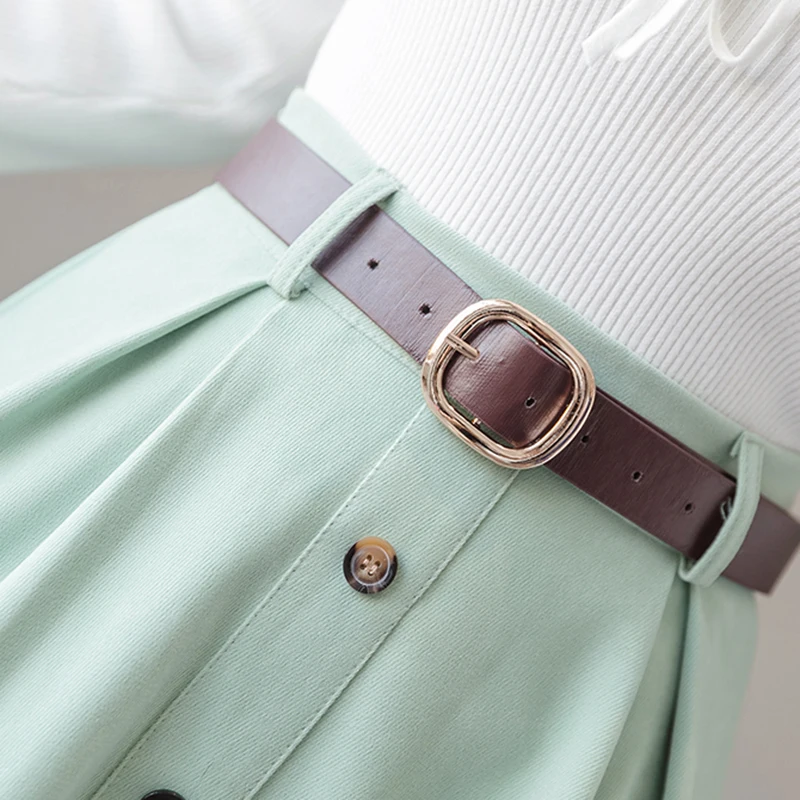 Trytree/2019 осенне-зимняя женская повседневная юбка в стиле ампир 5 цветов