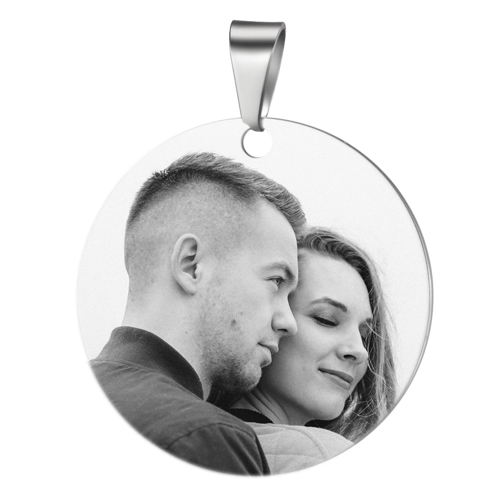 Гравированные слова Именные Бирки Цепочки и ожерелья с подвесками подарок