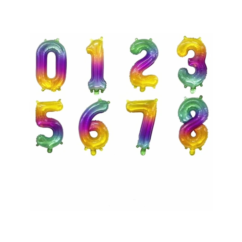 Детский комплект для вечеринки на день рождения Радужный шар украшение