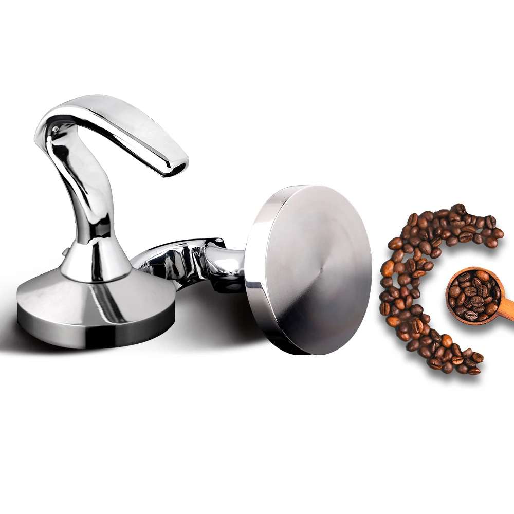 

Stainless Steel Coffee Tamper Espresso Powder Flat Press Hammer For Espresso Coffee Machine Press Grind Barista 51/54/58mm