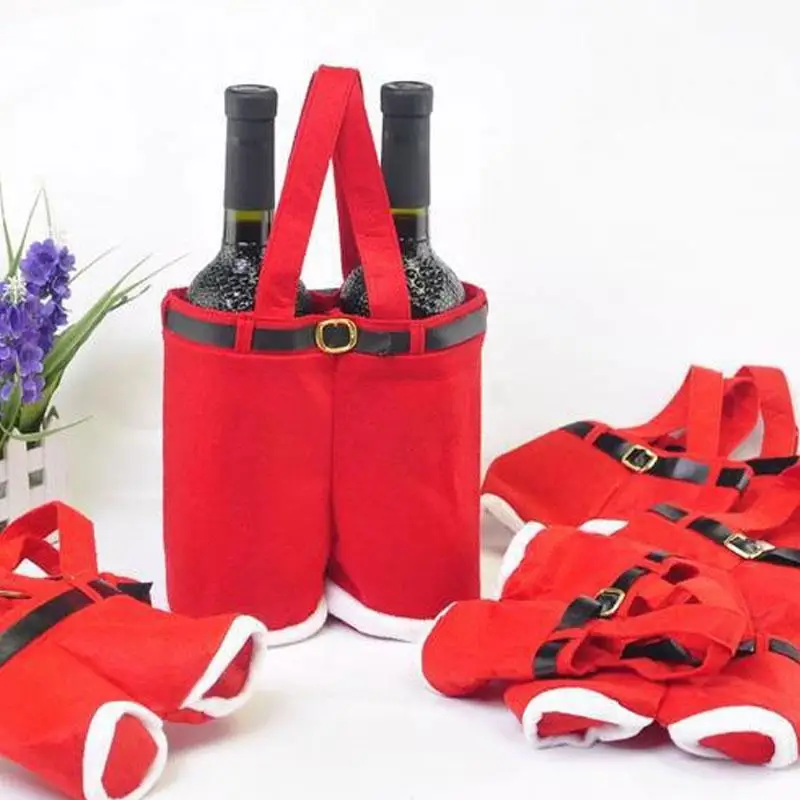 Горячая Изолированная переноска Санта Клаус Счастливого Рождества держатель