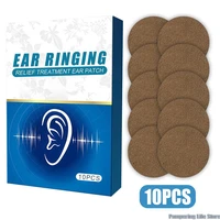 10 pcs tinnitus ear patch treatment patch for ear pain protect hearing loss sticker natural herbal plaster health care