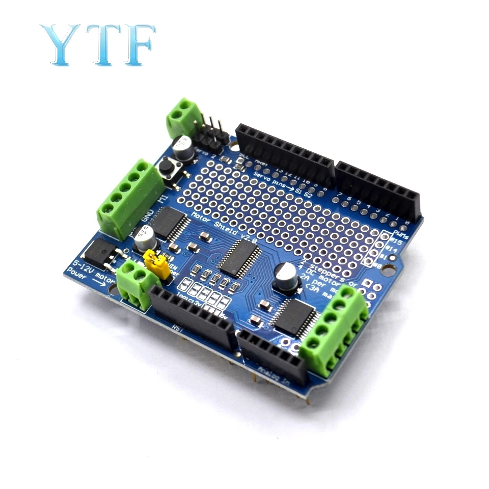 Шаговый двигатель IIC I2C TB6612 PCA9685 PWM сервопривод экран V2 для робота Mega R3 замена L293D |