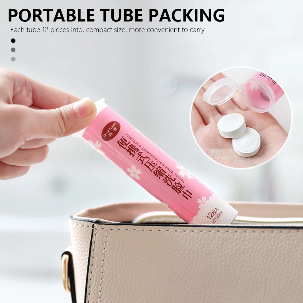 Одноразовые мини-полотенца в виде капсул бумажные салфетки для путешествий и