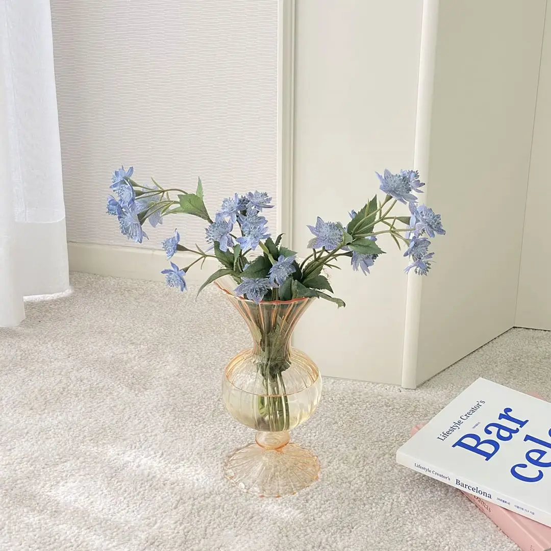 

Ins Style Vase Home Decor Glass Vases Desktop Decoration Flower Arrangement Hydroponics Creative Ornament Accessories Декор Дома