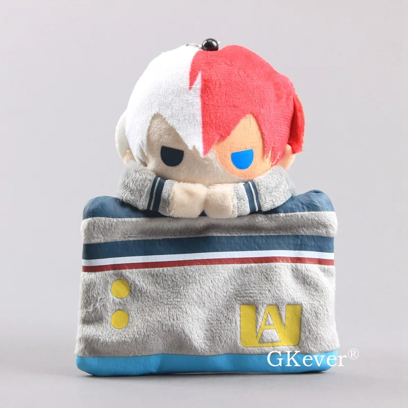 Todoroki Shoto Плюшевый Кошелек мидория изуку Todoroki Shoto, маленький кошелек для карт, кошелек Bakugou Katsuki - Цвет: Todoroki Shoto