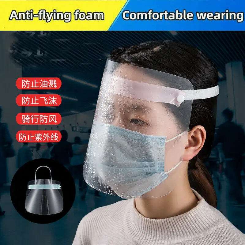 1 шт унисекс полное лицо щитки Анти туман защита от брызг прозрачные очки