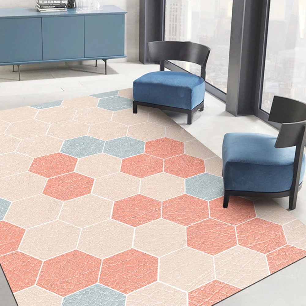 

Новое поступление, ковер с геометрическим рисунком для гостиной, спальни, домашний декоративный фланелевый напольный коврик в богемном сти...