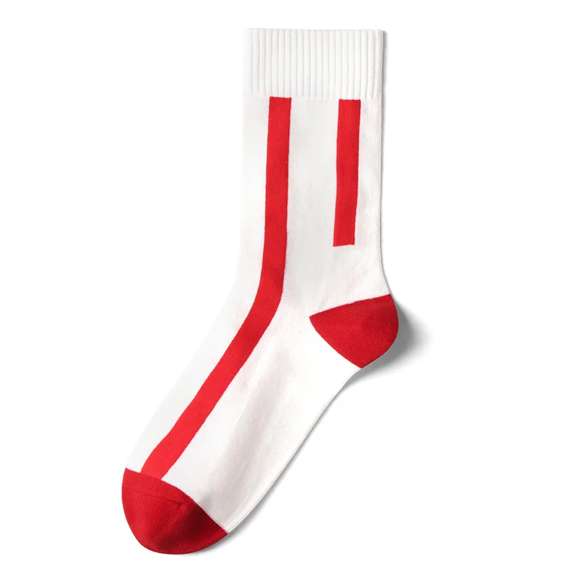 

Original Socks Women Classic Vertical Strip Tide Socks Wild Tube Socks Socks Men Sweat-absorbent Sports Socks Skarpetki Damskie