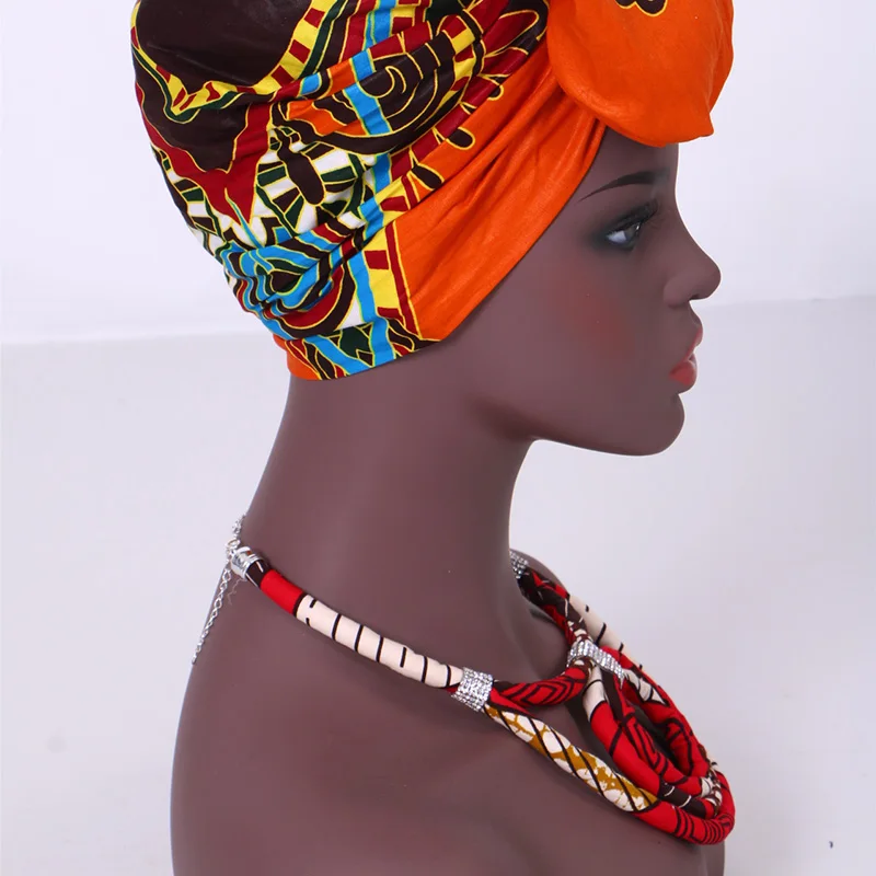 Африканское ожерелье с принтом Анкары Африканские Этнические украшения ручной