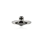 Черное Винтажное кольцо с маленьким Сатурном, коктейльное кольцо в стиле панк-рок, Роскошное дизайнерское ювелирное изделие вдохновляет кольцо