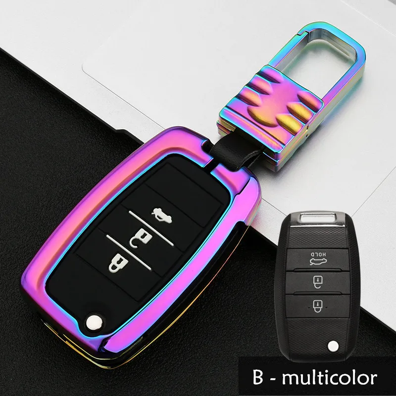 

Auto Key Shell for Kia Ceed Rio Sportage R K3 K4 K5 Ceed Sorento Cerato Optima L498 2015 Zinc Alloy Car Key Case Cover