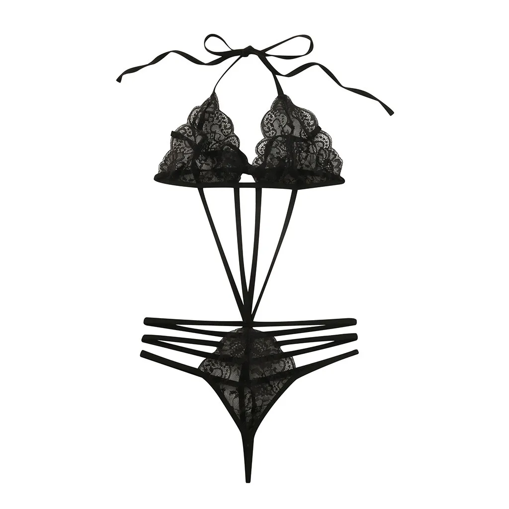 Женский кружевной комплект нижнего белья соблазнительный бесшовный бюстгальтер