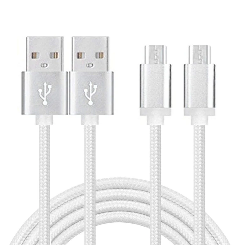 2 упаковки 10 футов длиной Micro USB Android зарядное устройство линия быстрой зарядки для