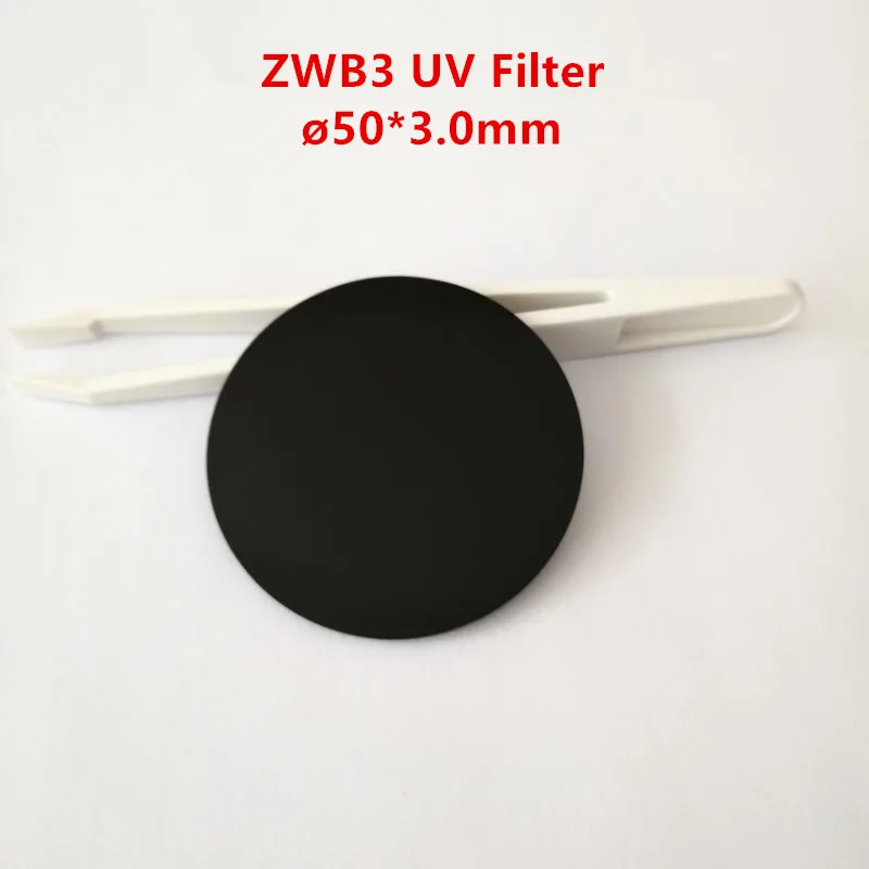 50*3 0 мм 253 7 нм ZWB3 стекло с УФ фильтром|Оптические фильтры| |