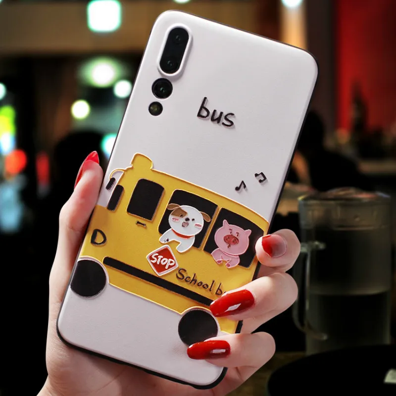 Новинка 2019 креативный чехол для телефона Huawei P10 P20 P30 Pro Lite из ТПУ с защитой от
