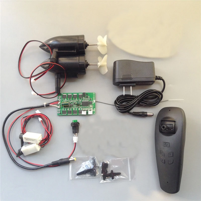 1 комплект DIY RC приманка лодка с механическим приводом 2 4 г 6CH пульт дистанционного