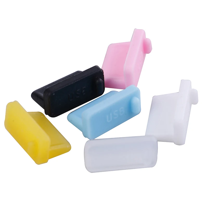 

10 шт./упак. силиконовая противопылевая заглушка, универсальный пылезащитный USB-порт RJ45, интерфейсная Крышка для ноутбука, ПК