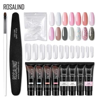 rosalind poly nail gel for manicure gel nail extension kit builder varnish polish for nails art design manicure tool set