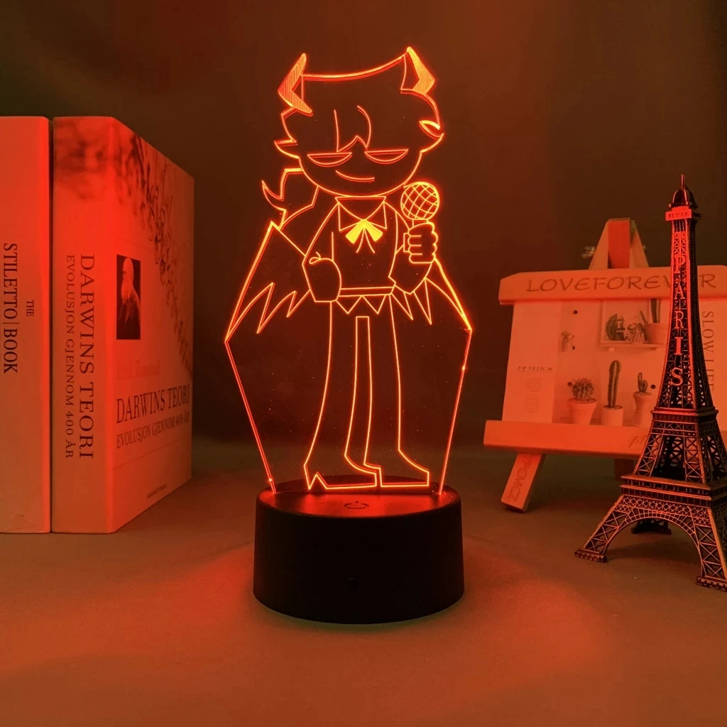 3d светодиодный ночник игра пятничная ночь Funkin Selever фигурка для детской спальни