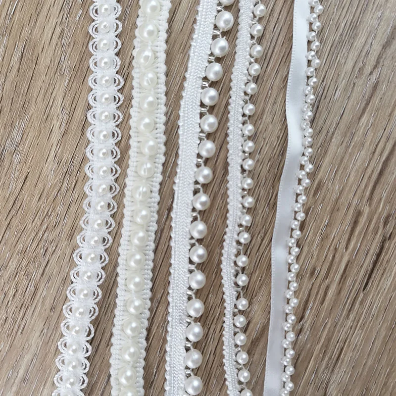 (1 ярдов/рулон) жемчуг подарочная упаковка кружевной ткани семья ручной работы