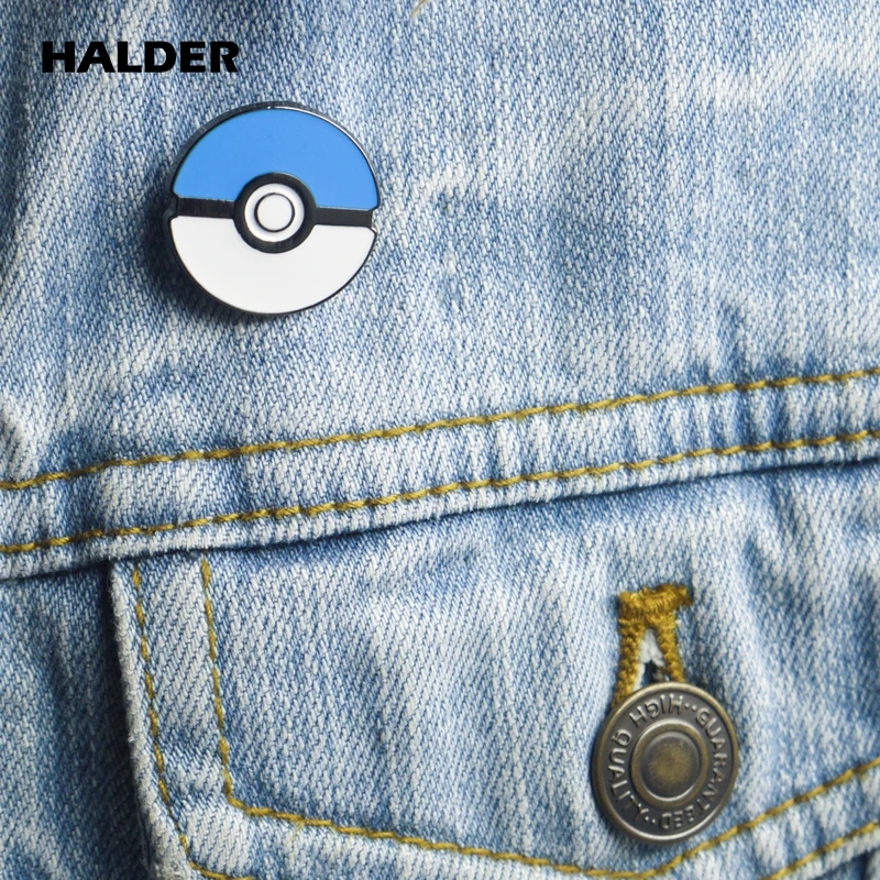 BR0016 аниме halder Pokemon Pocket Monsters модные ювелирные изделия бросок poke Броши с шариком ASH KETCHUM булавки Нагрудный значок аксессуар подарок