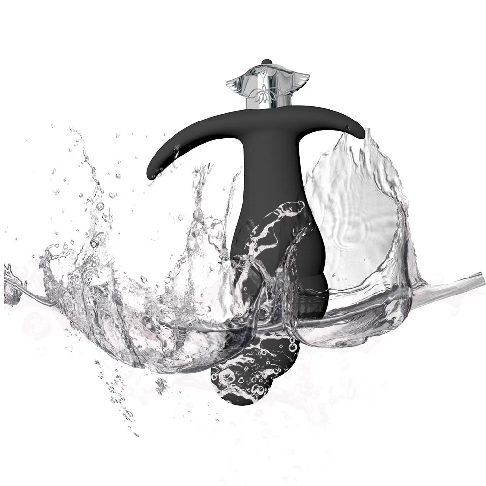 LUUK 10-скоростные Вибраторы силиконовая Анальная пробка искусственная кожа