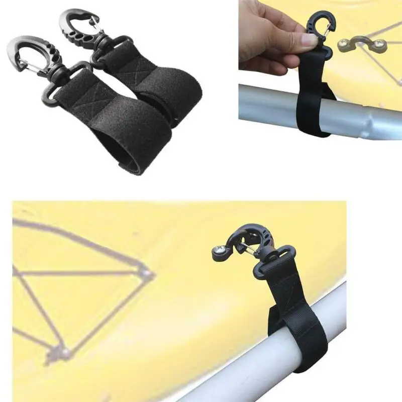 

1 Pair Black Nylon Clips For Paddle Clips Holder Kayak Canoe Boat Dinghy Paddles Holder Accessories