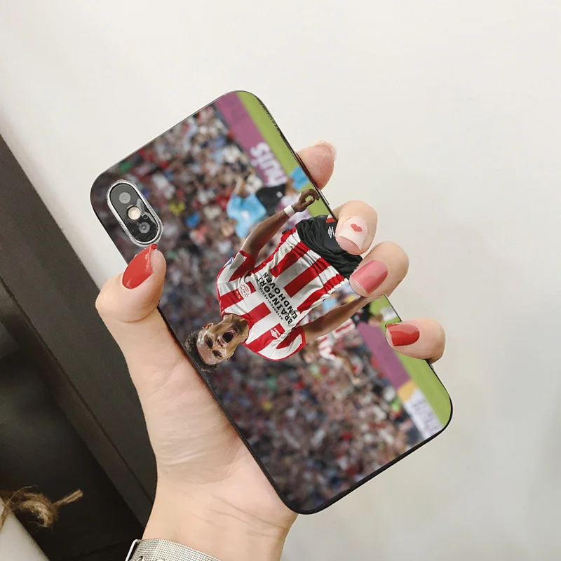 PSV FC Eindhoven чехол для iPhone XR 11 Pro XS Max X 5 5S силиконовый DIY Bergwijn iphone 7 8 6 S Plus