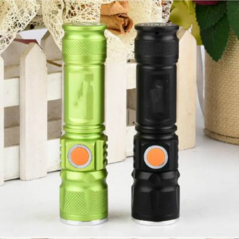 USB внутренний аккумулятор T6 мощный 2000 лм светодиодный светильник вспышка