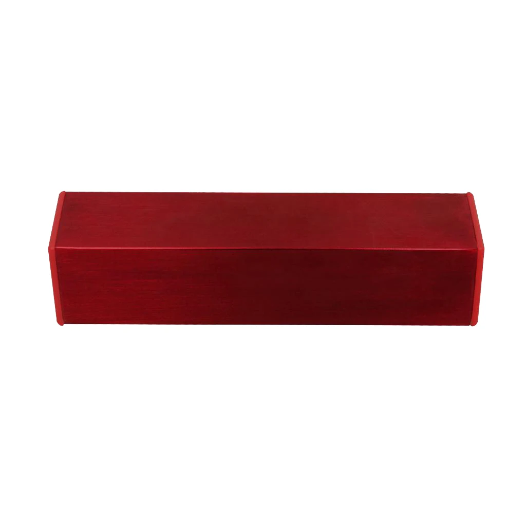 Rectangular Red Wood Hand Shaker Rhythm Percussion Instrument Sand |