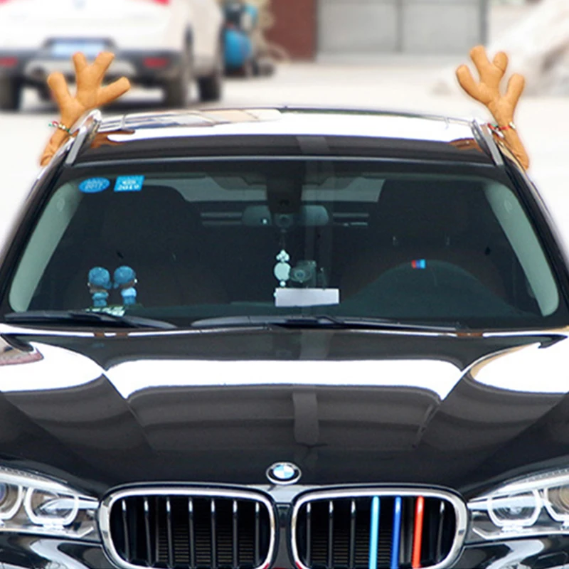 Креативное милое украшение для автомобиля Рождественская елка конфеты тростник