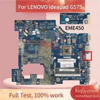 for lenovo ideapad g575 eme450 notebook mainboard la 6757p ddr3 laptop motherboard