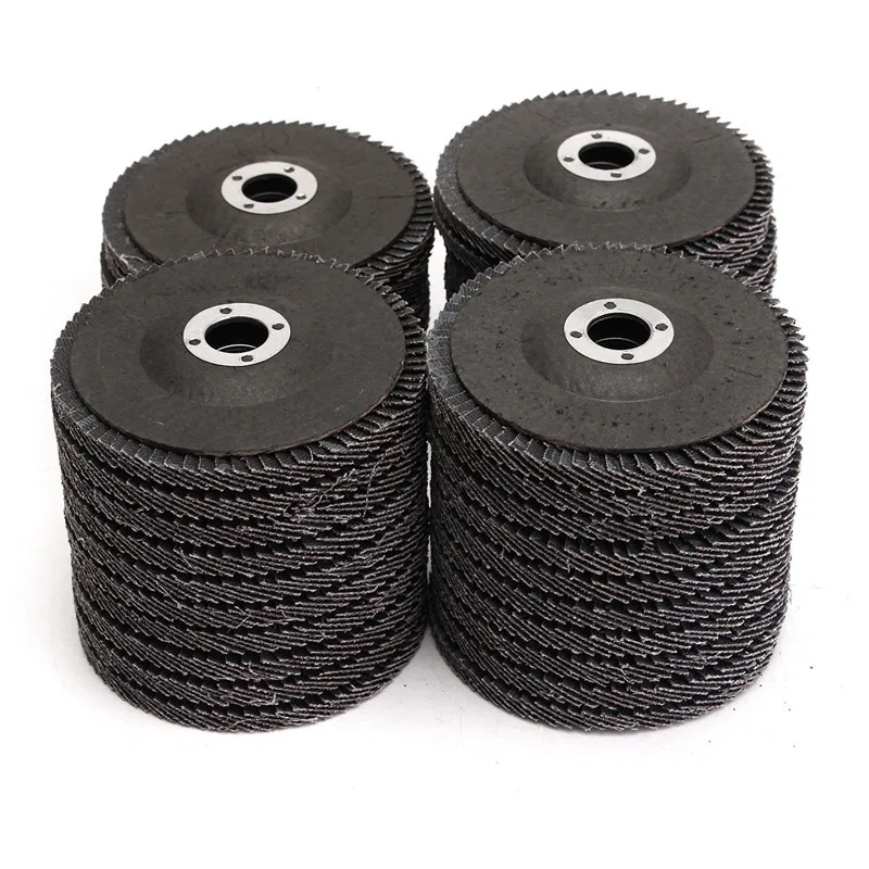 10 шт. угловые шлифовальные диски 4 дюйма 100 мм 40 60 80 120 Грит | Инструменты