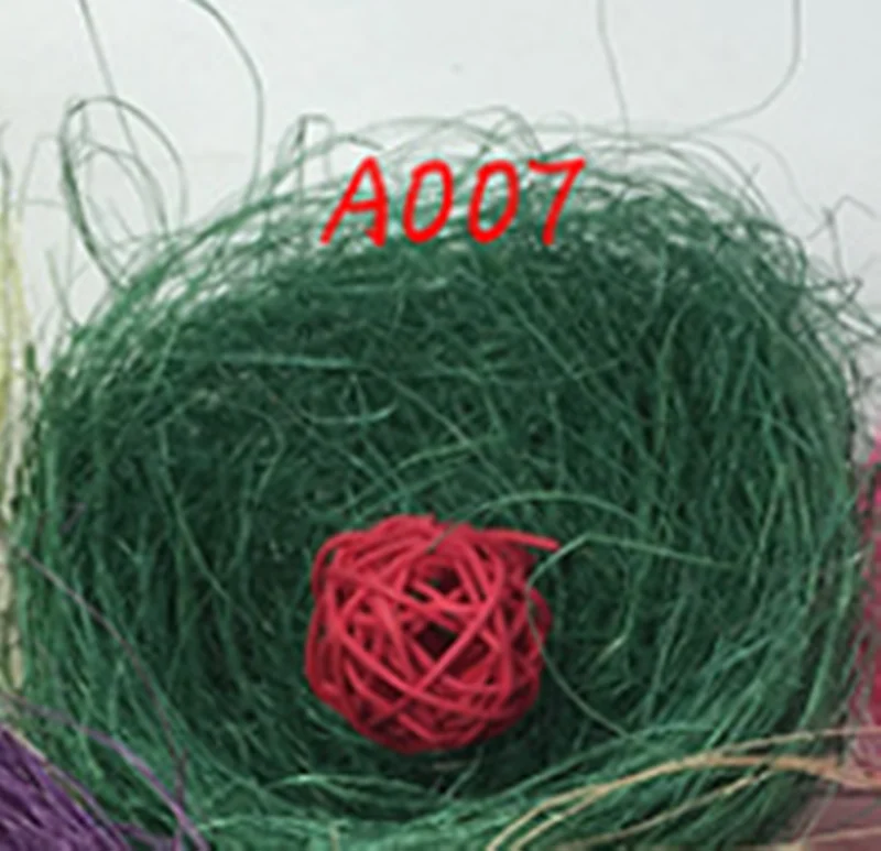 Искусственное гнездо пасхальные мини гнезда с цветной нитью для птиц конфет яиц