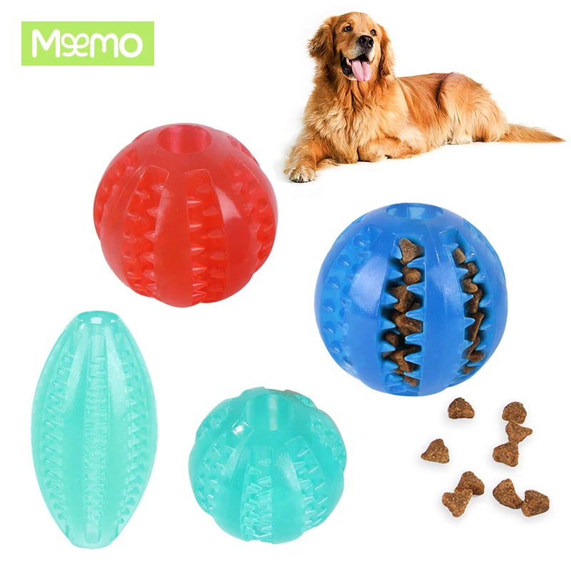 

Rubber Dog Ball For Puppy FunnyToys for Dogs Dog Toys For Pet Puppies Large Dogs Tooth Cleaning Snack Ball Toy For Pet Products