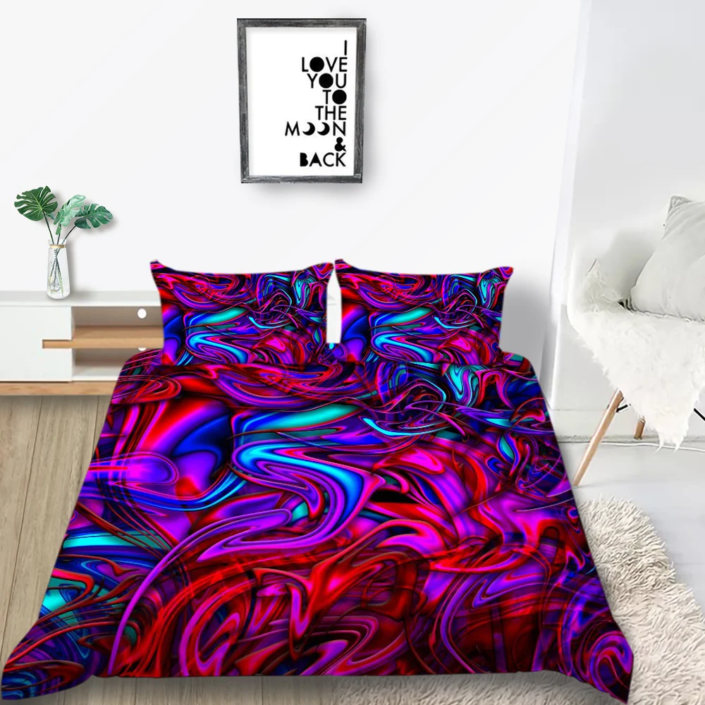 

Thumbedding Nightmare Series Bedding Set King Creative Colorful Duvet Cover Hot Selling Queen Single Double Full Twin Bed Set