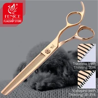 fenice 6 57 0 professional pet grooming thinning scissors for dog pets hair cutting shear jp440c stainless steel