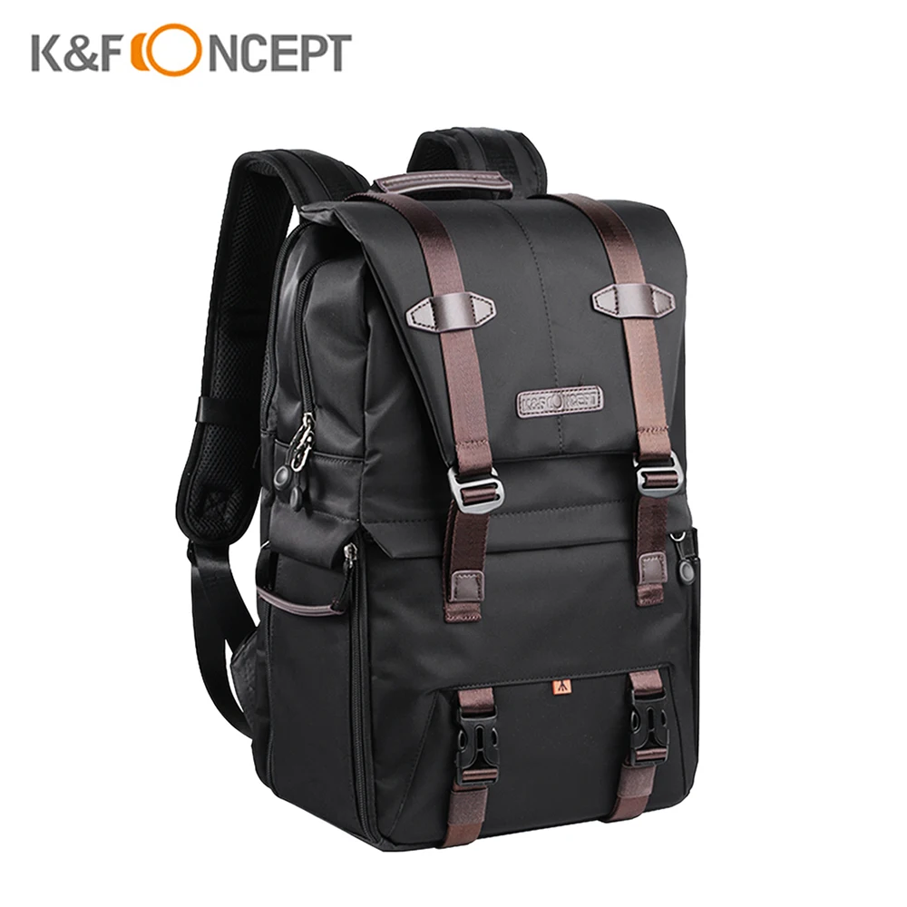 

K & F CONCEPT Camera Backpack Photo Storager Bag боковая открытая сумка для 15,6 дюйма ноутбука с непромокаемым чехлом для штатива Catch