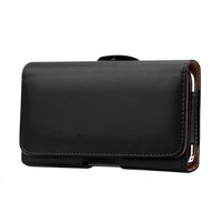 Universal Leather Case for iPhone Samsung Huawei Xiaomi Mens Waist Pack Belt Clip Bag for 3 5-6 3  Mobile Phone Pouch Holster