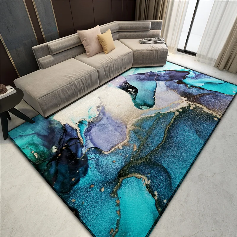 

Northern Europe Anti-slip Carpet Indoor Printed Decorative Area Rugs Living Room Bedroom Bedside Bay Window Sofa Floor Decor Mat