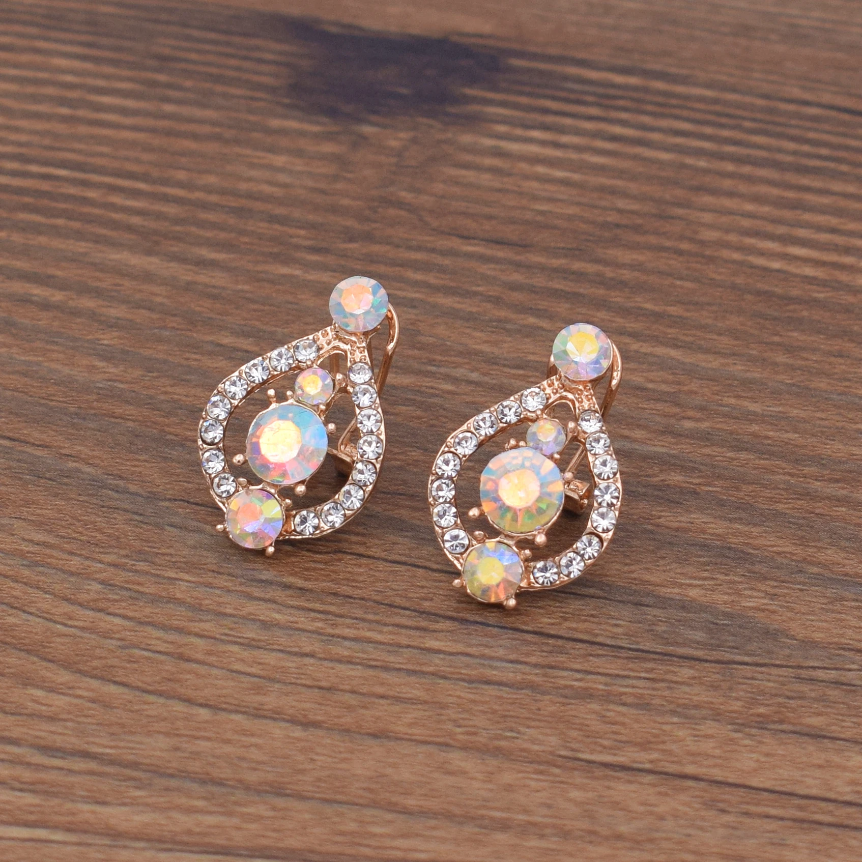 2019 Мода Дубай женские элегантные капли воды кубический циркон комплекты