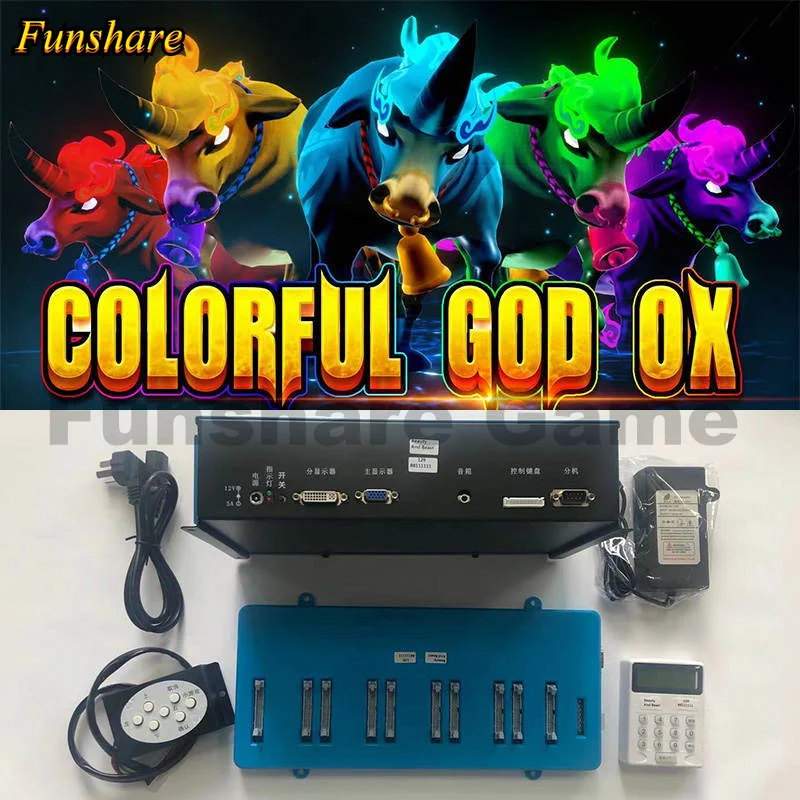 

Colorful God Ox Fish Table Gambling Machine Arcade Game Machine