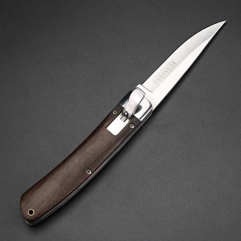 Складной нож портативный короткий быстрооткрывающийся карманный для кемпинга