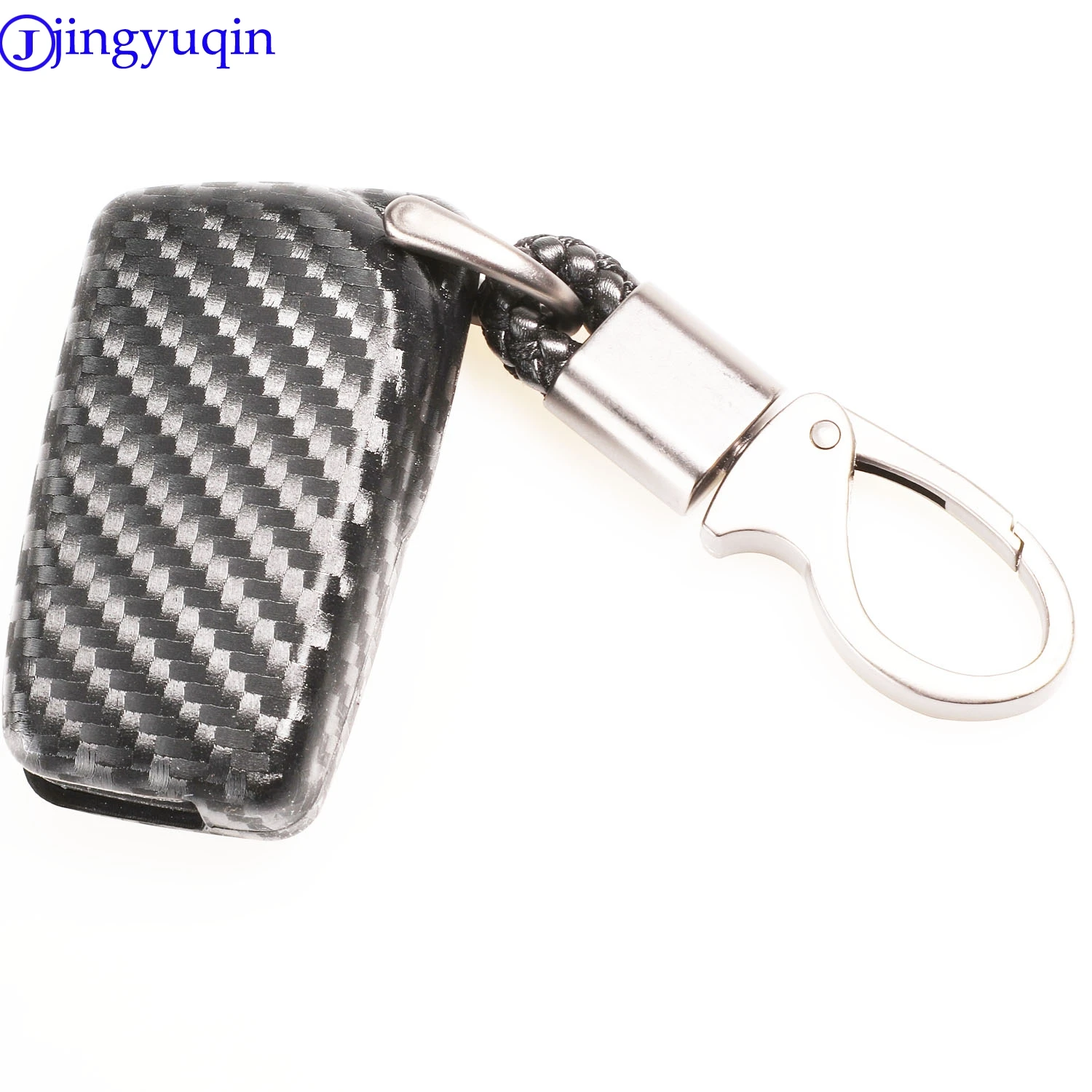 jingyuqin 10ps Carbon Silicone Car Key Case Cover For Toyota Auris Corolla Avensis Verso Yaris Aygo Scion TC IM 2015 2016 | Автомобили и